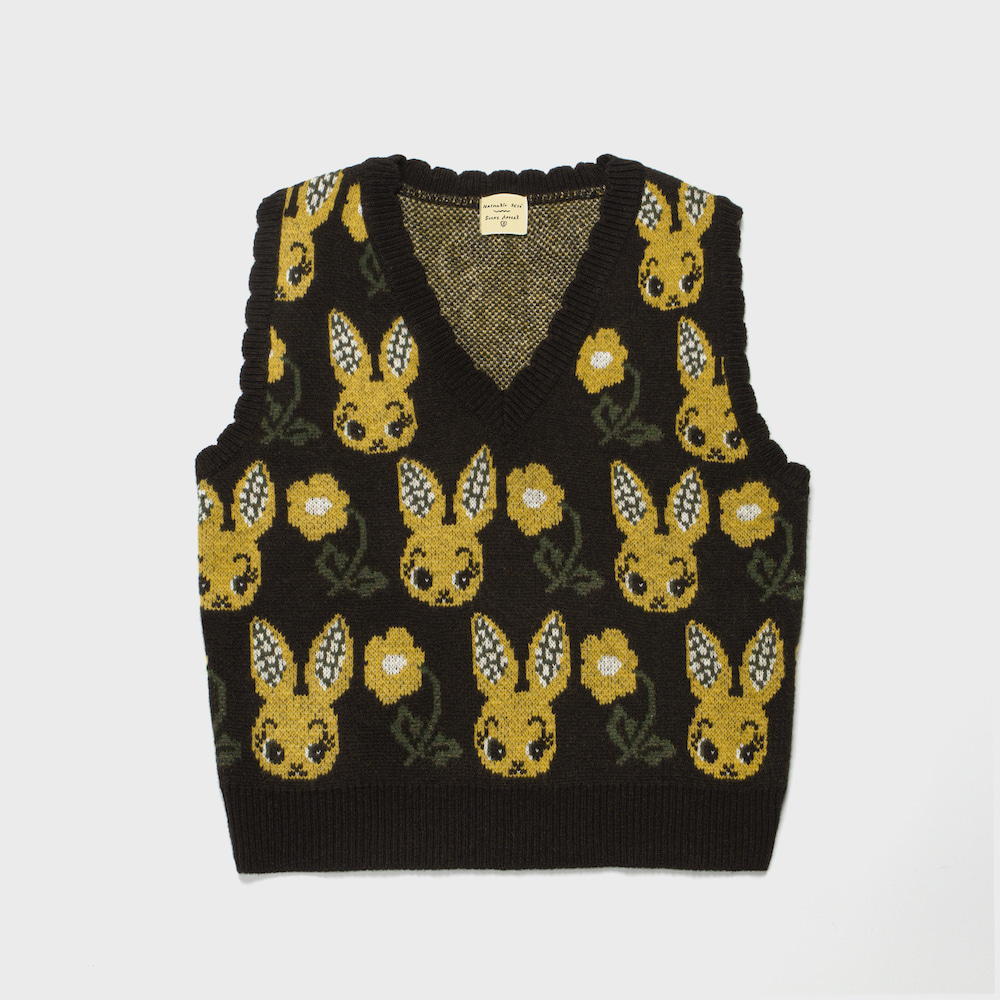 NAT vest yellow bunny